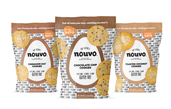 Chef Castro's Nouvo Low Carb, Gluten Free, Dairy Free, Sugar Free Cookies